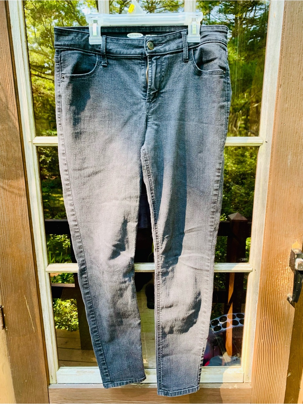 Black charcoal skinny  Jeans with Stretch